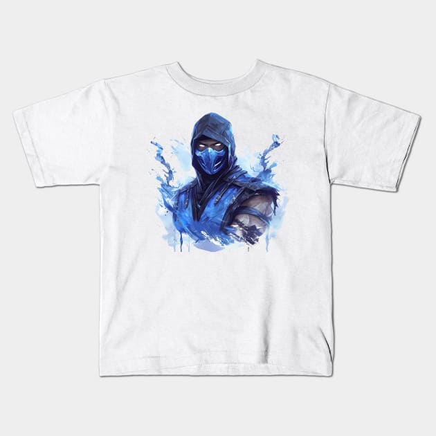 sub zero Kids T-Shirt by dubcarnage